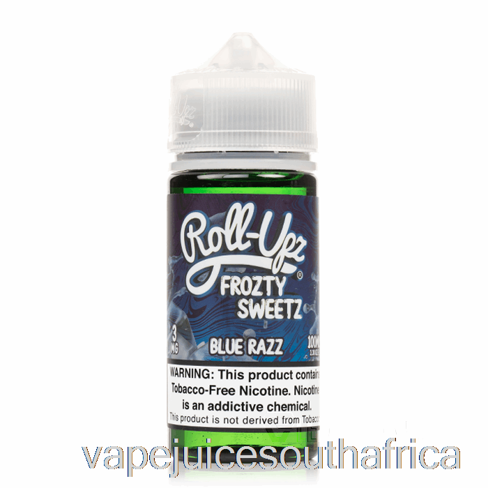Vape Juice South Africa Blue Raspberry Ice - Juice Roll-Upz E-Liquid - 100Ml 0Mg